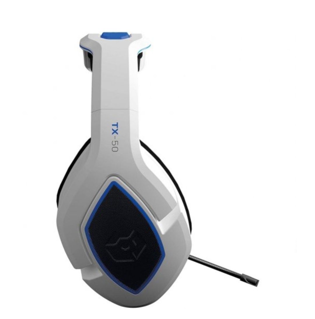 Auscultadores GIOTECK TX-50 stereo gaming headset White/Blue PS5