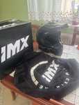 Kask cross IMX FMX-02 BLACK czarny