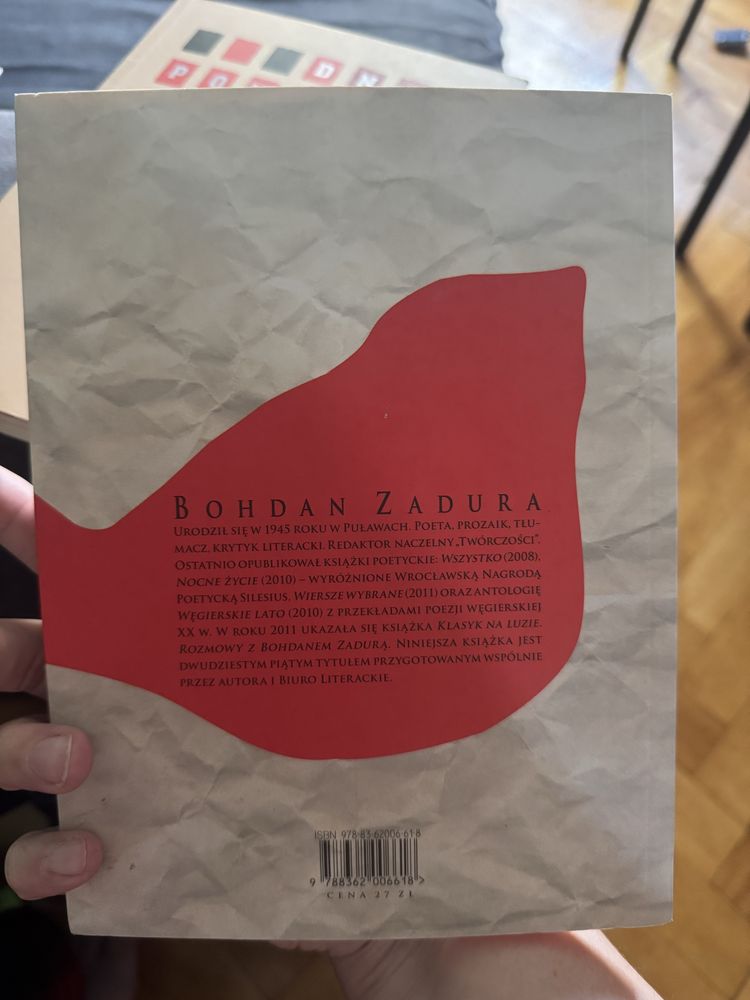 Bohdan Zadura Zmartwychwstanie ptaszka