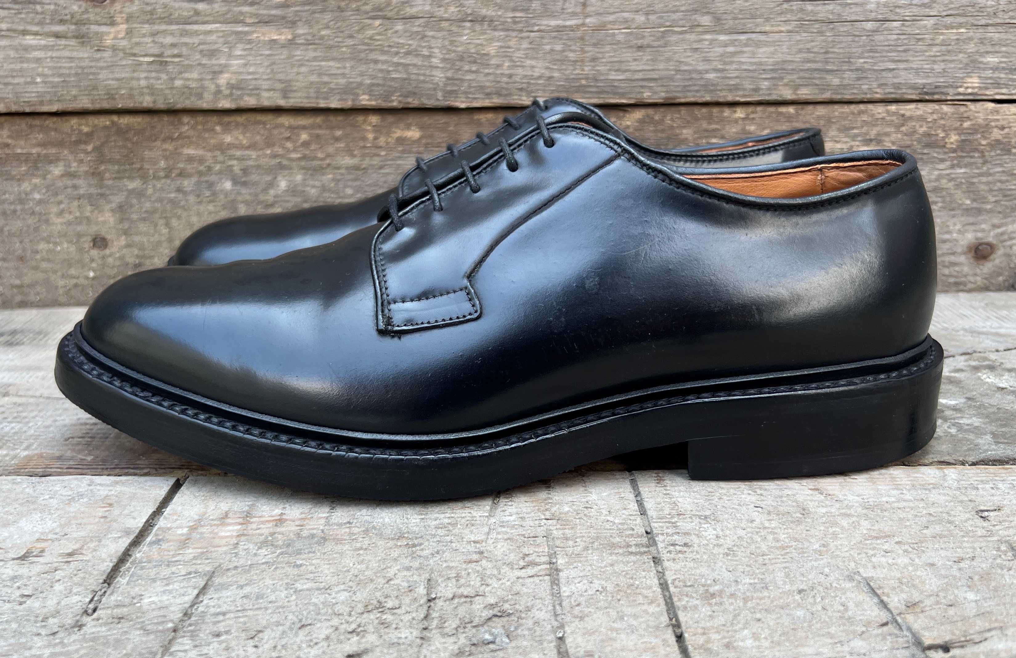 Allen Edmonds 41 Shell Cordovan кордован чоловічі туфлі чорні Alden