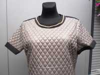 00Nowa tunika-sukienka pikowana kolor beż 40-42 cena ostateczna