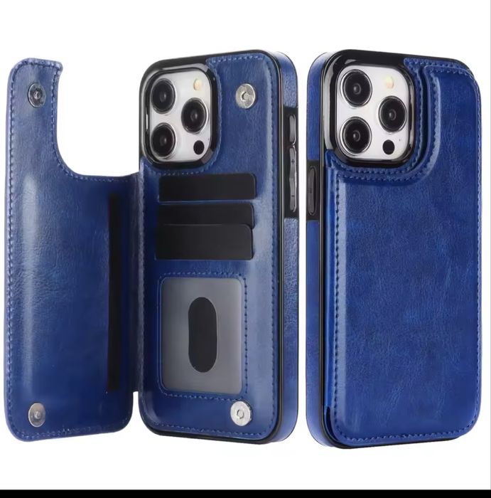 Duas capas de couro para iphone 17 pro max