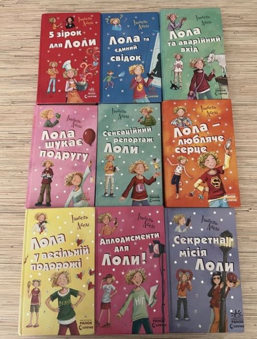 Книги про дівчинку Лола Ізабель Абель