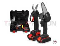Conjunto Tesoura de Poda + Mini serra c/ 2 Bats