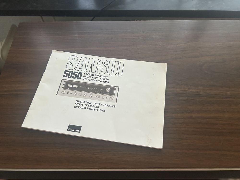 Japoński Wzmacniacz Vintage Sansui 5050 Amplituner Perfekcyjny Stan
