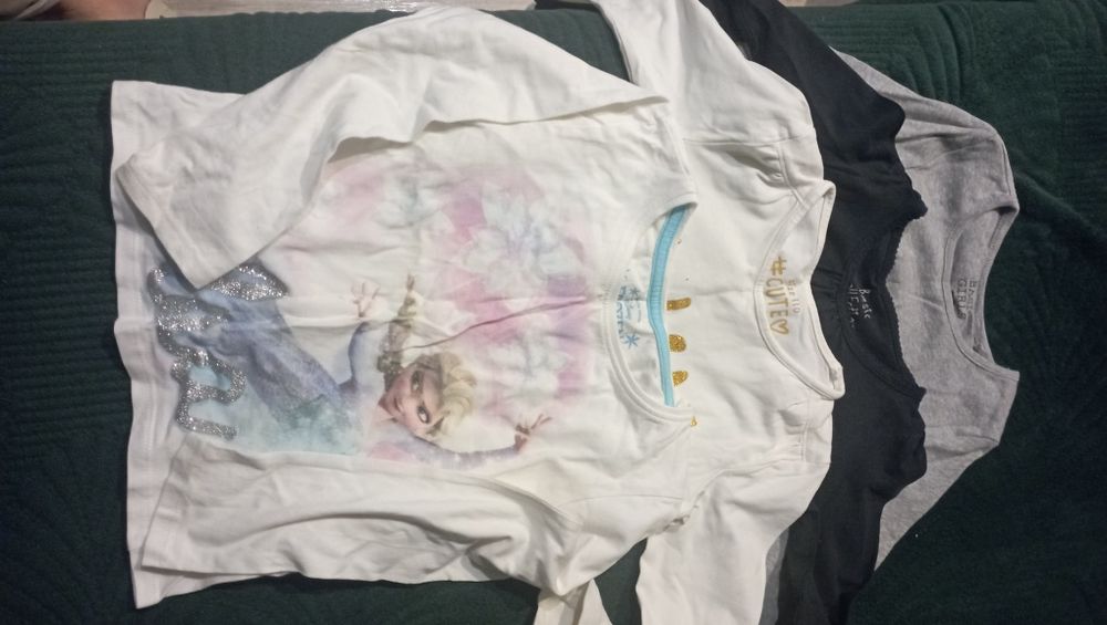 Paczka koszulek,bluzek dla dziewczynki