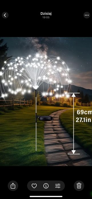 Drzewko ledowe na energie sloneczna