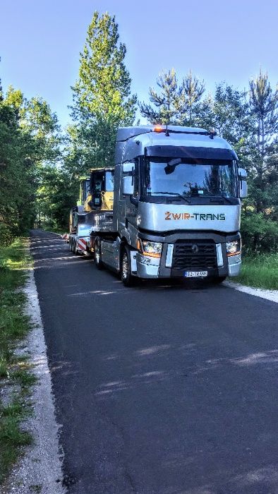 Transporty ponadgabarytowe, maszyn rolniczych, sprzętu ciężkiego