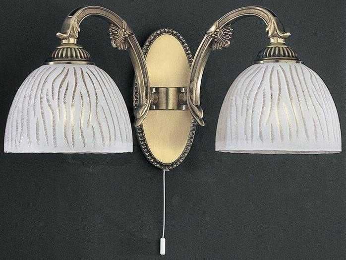 Люстра і бра Reccagni Angelo BRONZO ARTE BIANCO, Італія