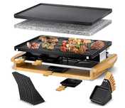 Raclette z naturalnym kamieniem grillowym