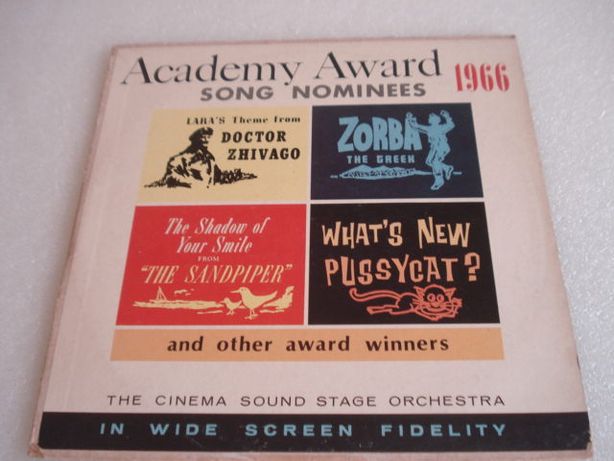 Vintage Vinil Academy Award Song Nominees 1966
