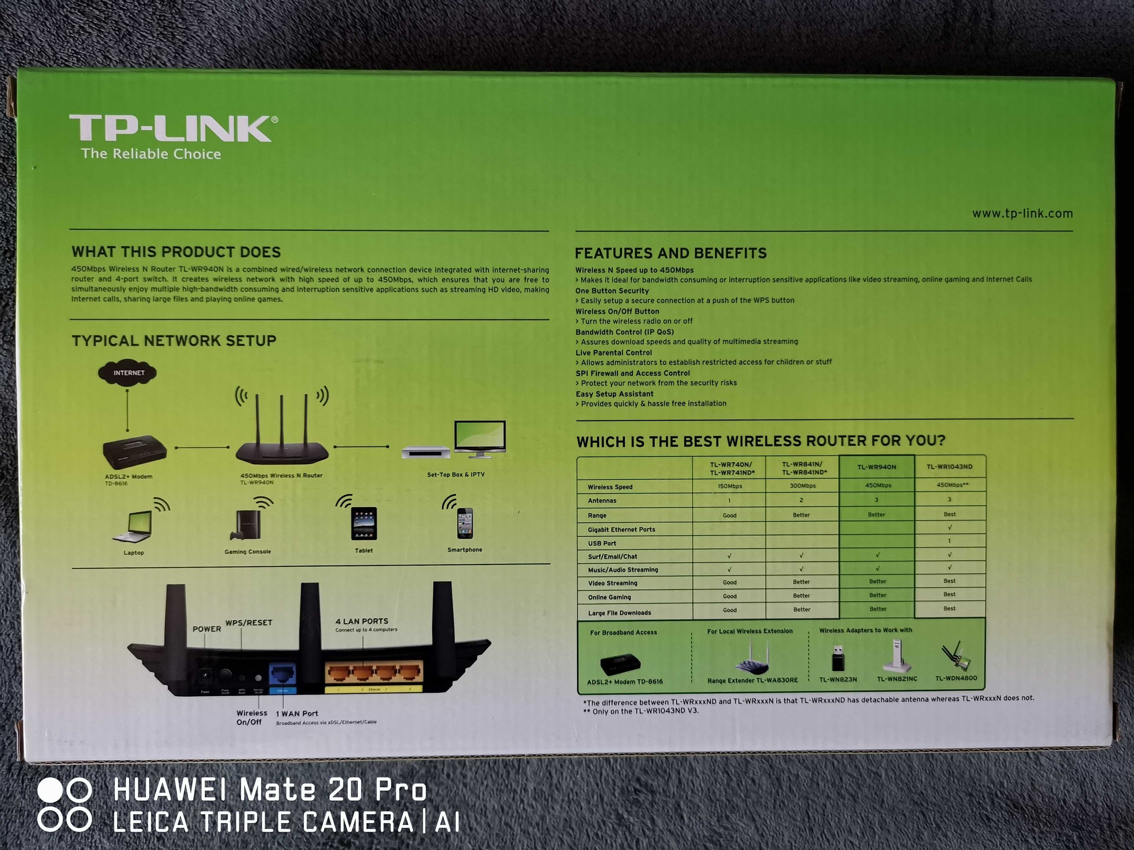 Router TP-LINK TL-WR940N