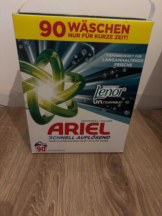 Ariel proszek do prania zapach lenor 90 prań UNIVERSAL