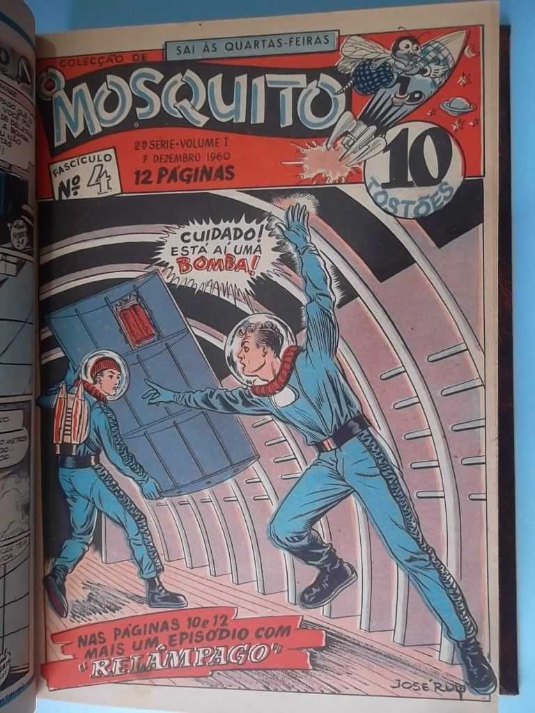 "O Mosquito", Volume com as 2ª, 3ª e 4ª séries completas. (1960/75)