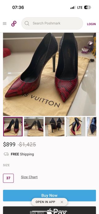 Красные лодочки оригинал louis vuitton chanel