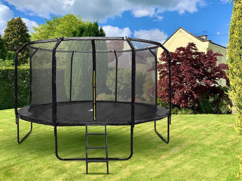 Садовий батут SkyFlyer 426 см + драбина вага 79 кг!!!