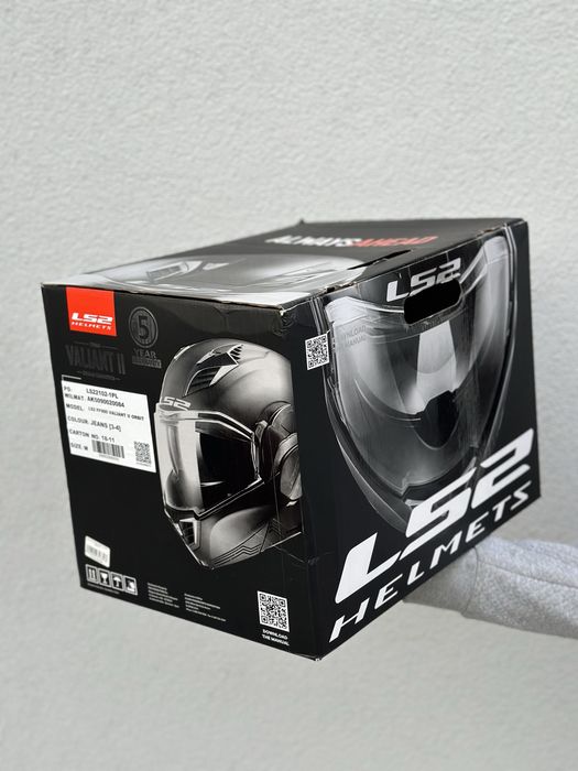 Kask Szczękowy LS2 Valiant 2 Solid Pinlock Pokrowiec Plecak Motor