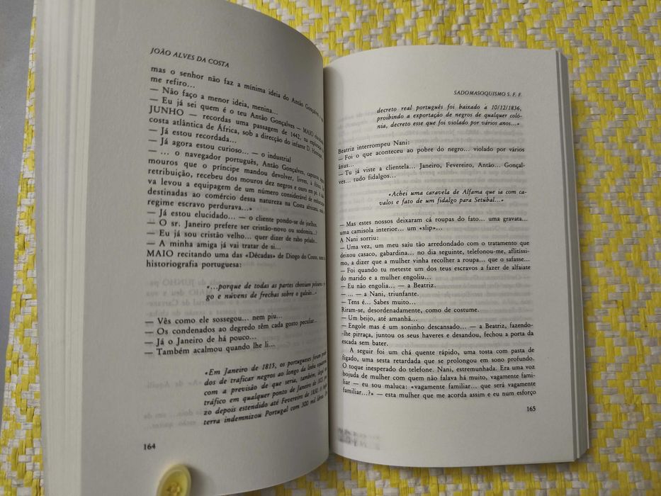Sadomasoquismo S.FF. – 
João Alves da Costa