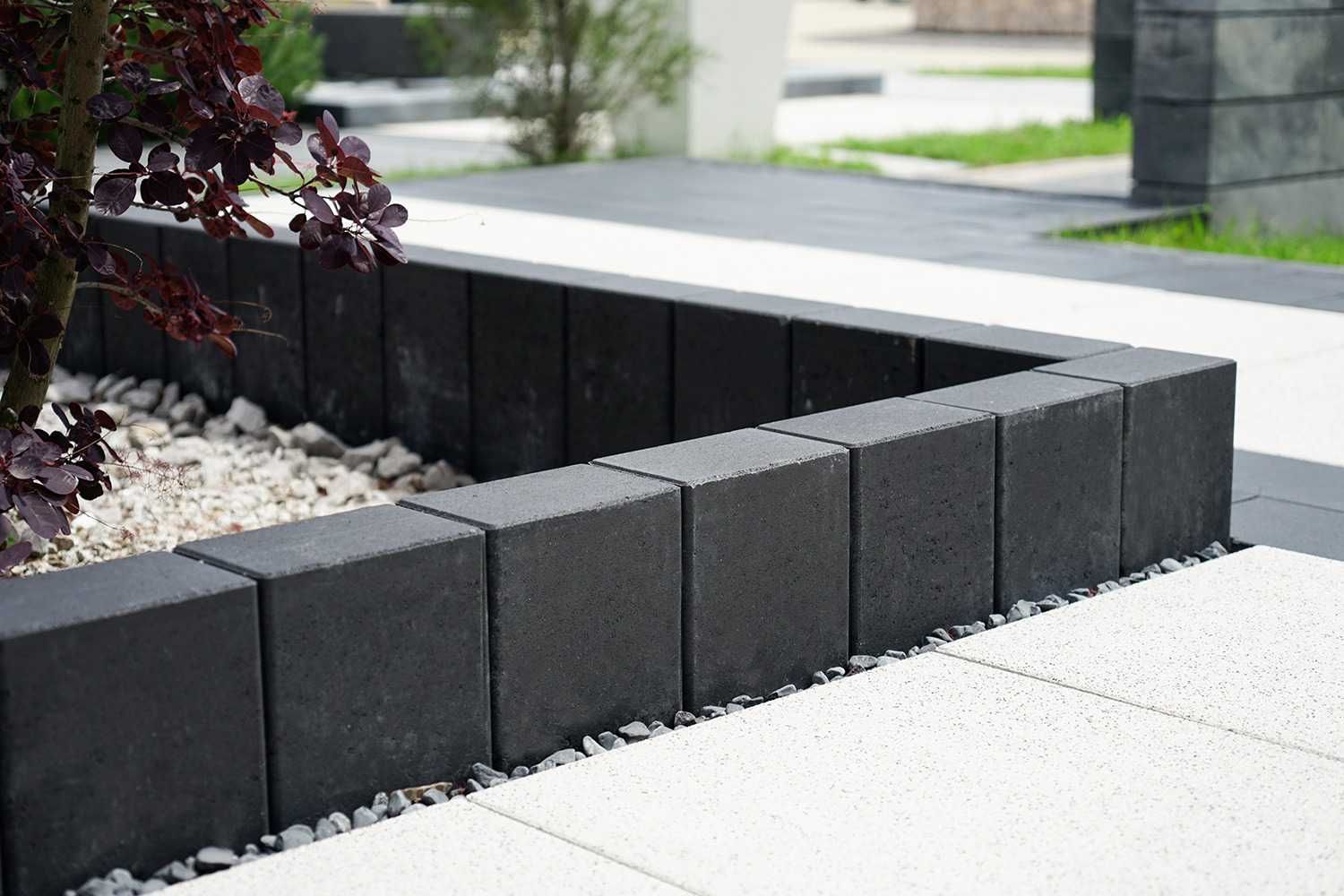 Palisada Novator Bruk-Bet wysokość 80 cm Grafit