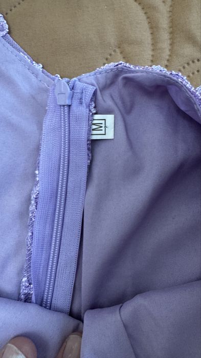 Лавандовое платье