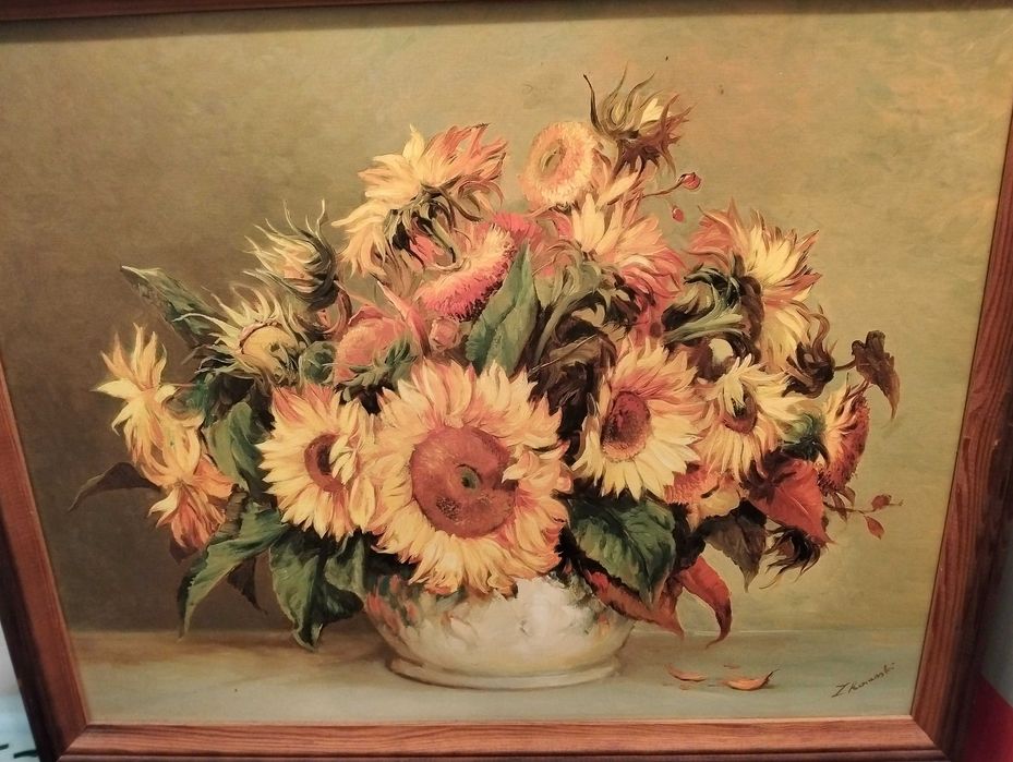 Obraz sloneczniki reprodukcja