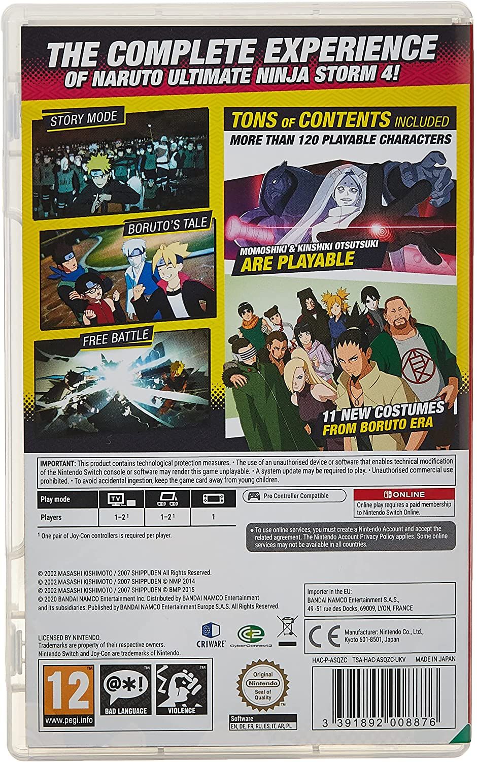 Naruto Shippuden Ultimate Ninja Storm 4: Road To Boruto (NSW)