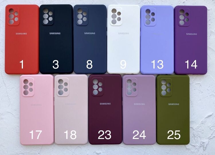 Силиконовый чехол silicone case Samsung Galaxy A52/ Самсунг А52