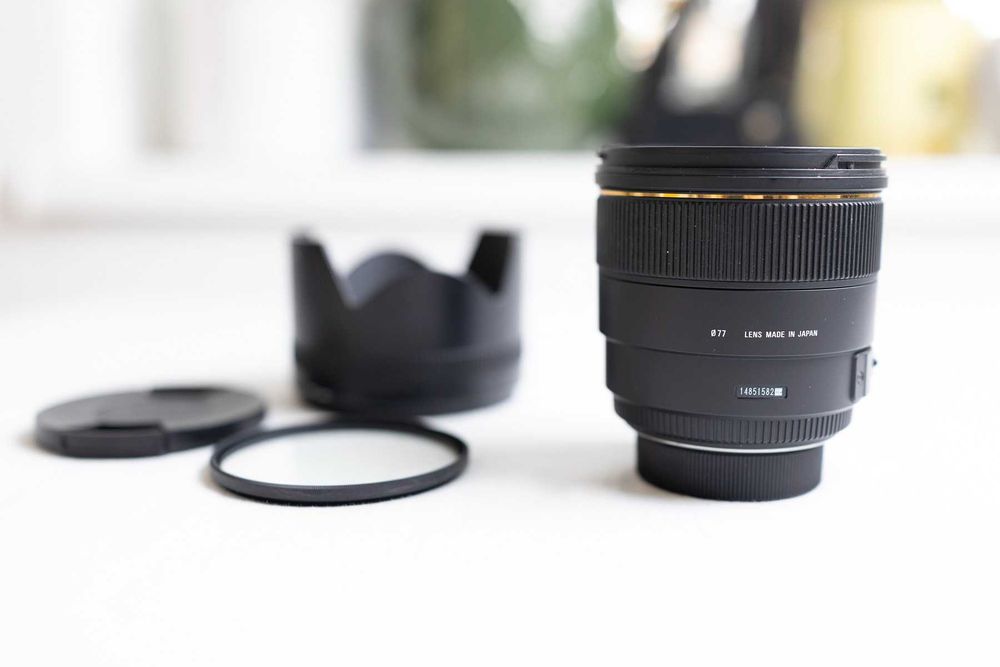 Sigma 85 mm f/1.4 DG HSM – Nikon F – JAK NOWY + FILTR UV
