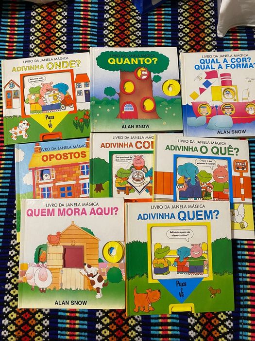 Coleção “Livro da Janela Mágica” – Alan Snow (8 livros) – Excelente es