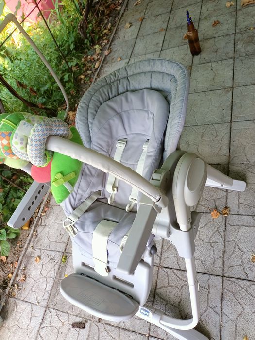 Стільчик для годування, шезлонг chicco Polly magic 0+