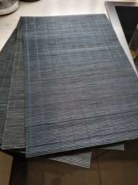Podkładki bambusowe na stół czarne 4 szt.