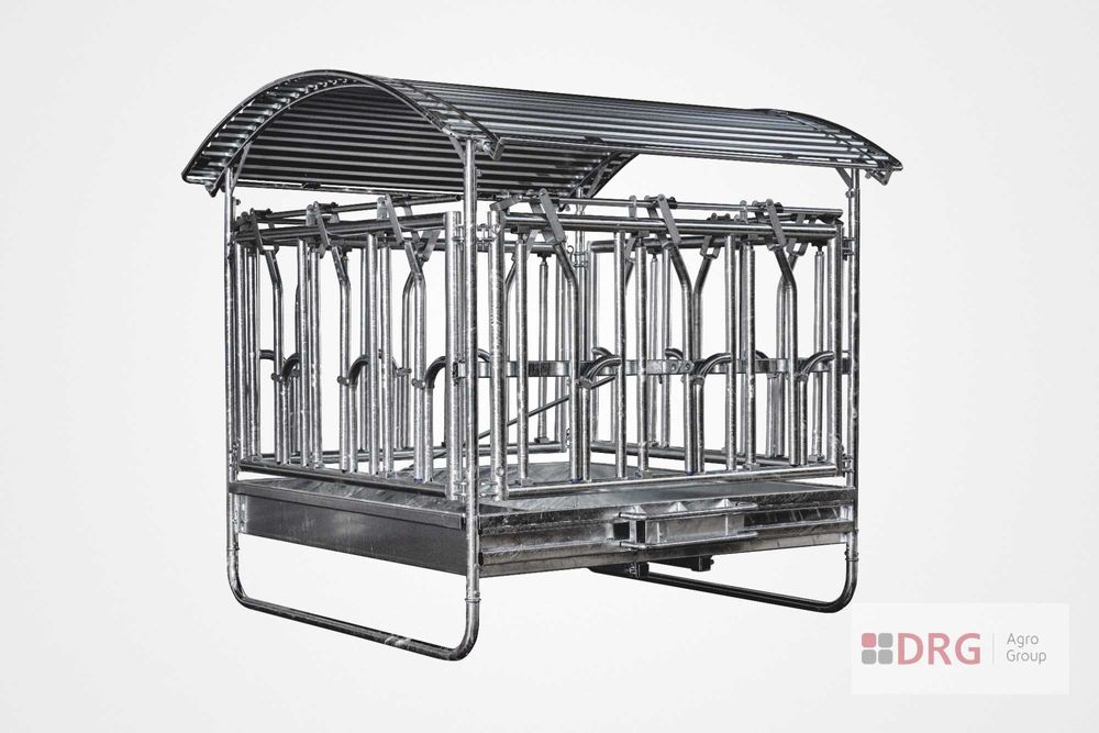 Paśnik łąkowy kwadratowy dla koni, palisadowy, zatrzaskowy dla bydła