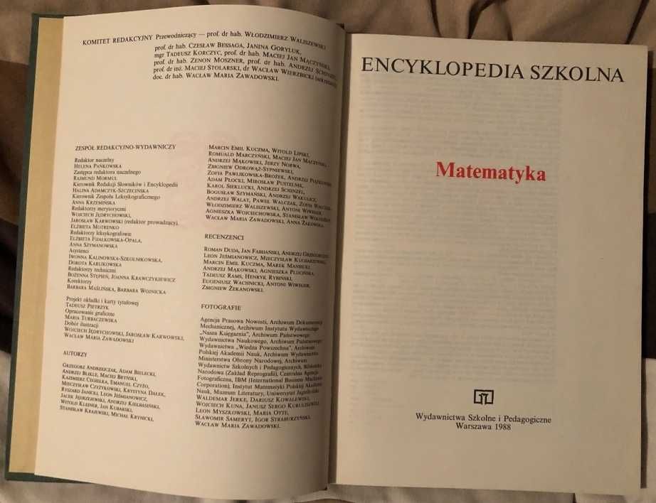 Encyklopedia Szkolna - Matematyka