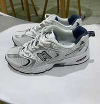 New Balance 530 White Silver Navy   44