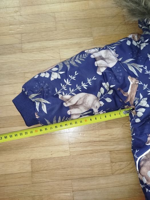 Newbie nowa kurtka liski granatowa 74