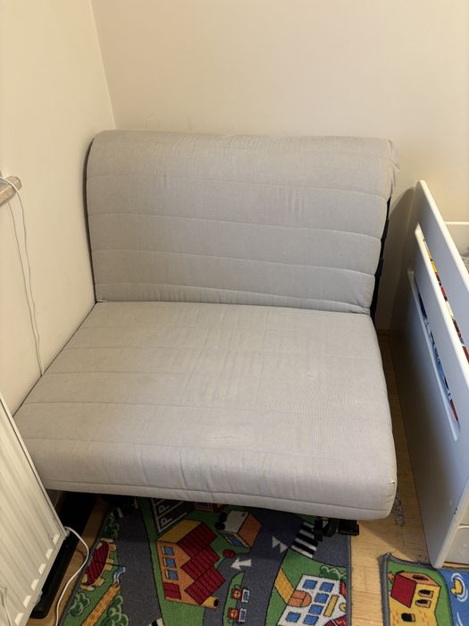 Rozkładany fotel rozkładane łóżko IKEA Lycksele Murbo
