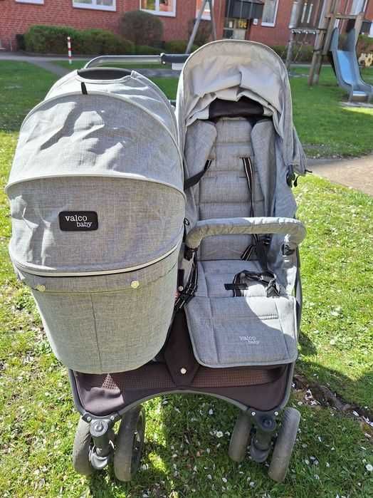 Valco Duo Snap Trend, wózek bliźniaczy spacerowy i gondola