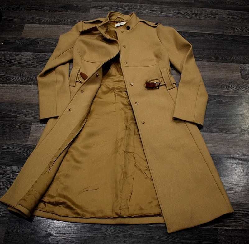 Płaszcz Damski PRADA 44 WEŁNA Virgin Wool Ideał Nowy 11 Tysięcy zł !!!