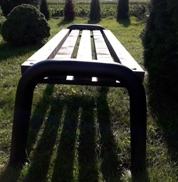 Ławka ogrodowa, parkowa bez oparcia 150 cm producent, atest