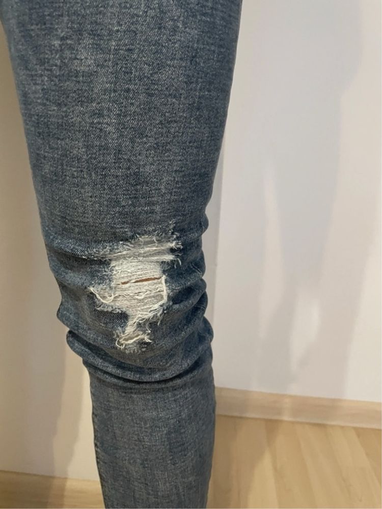 Męskie spodnie jeansowe Bershka, rozmiar XS