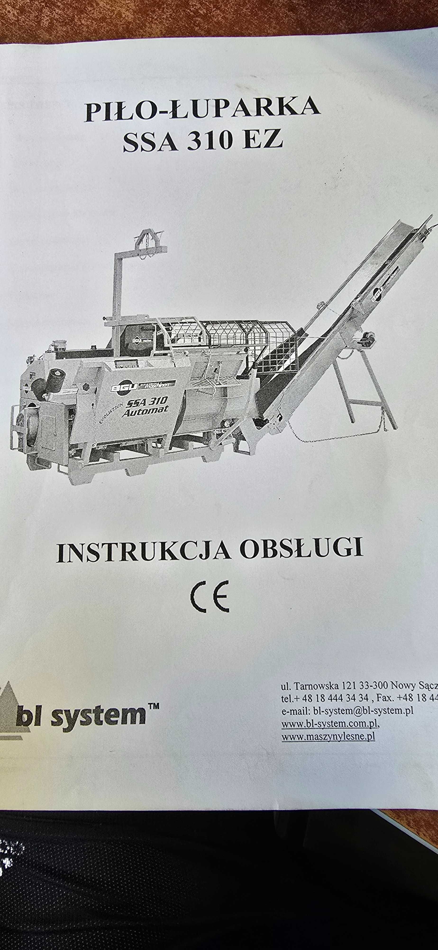 Piło-łuparka SSA 310 EZ zerowy przebieg