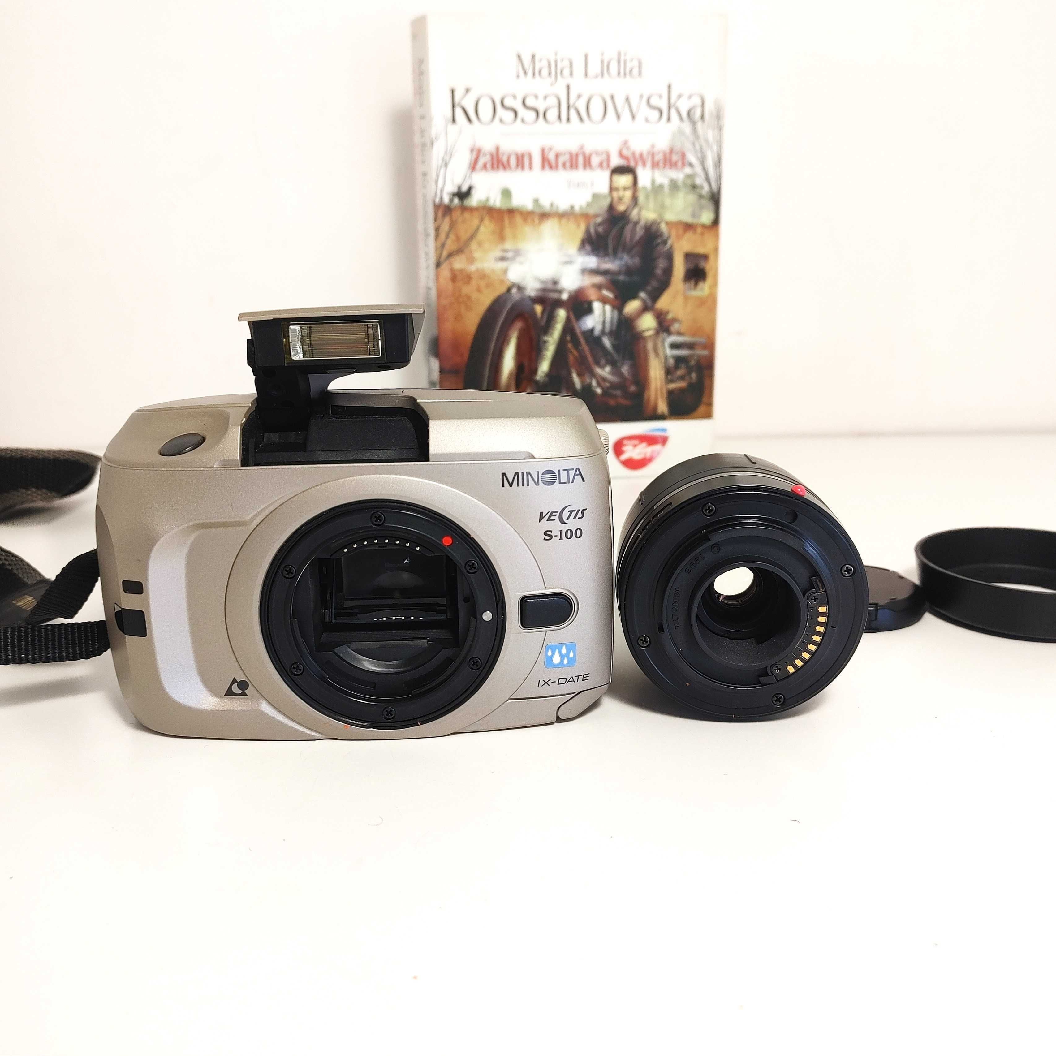 Najmniejsza lustrzanka z wymiennym obiektywem MINOLTA Vectis S-100 APS