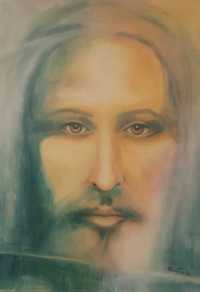 Obraz olejny na płótnie - Jezus wymiary 50x70