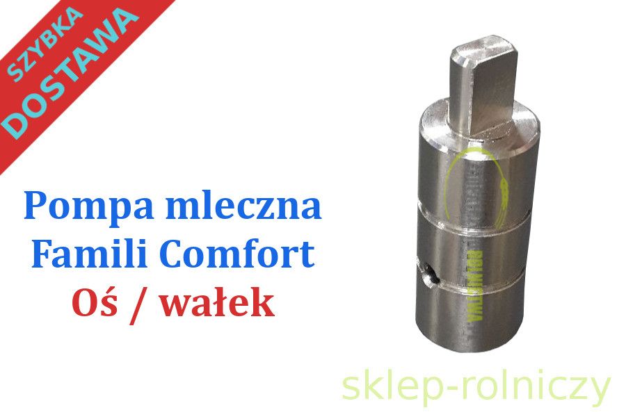 Oś pompy mlecznej Famili Comfort FC wałek do dojarki AlfaLaval