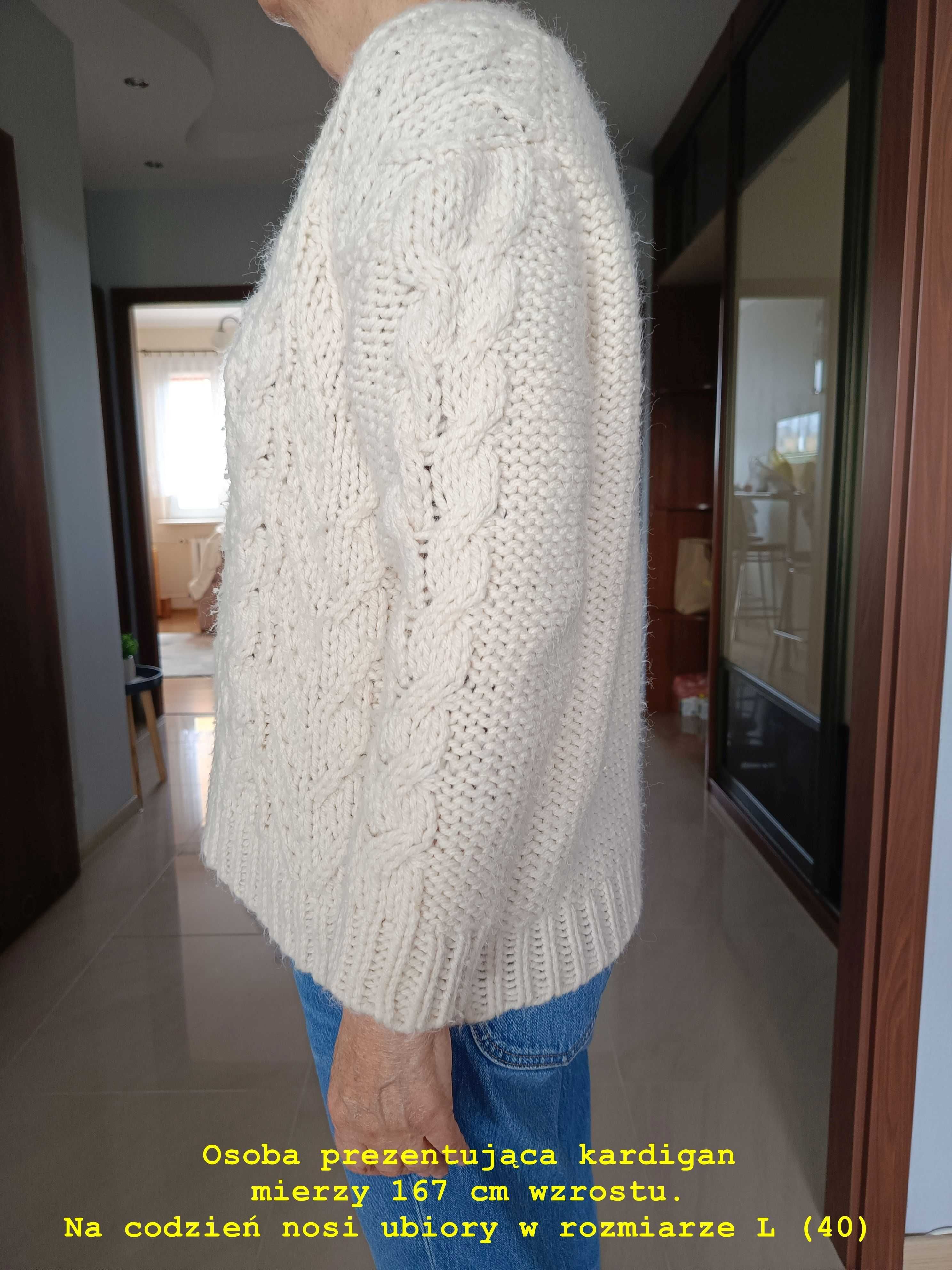 Sweter (kardigan) damski MNG (MANGO) + darmowy upominek