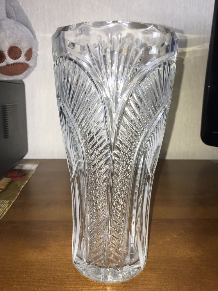 Новая ваза хрусталь