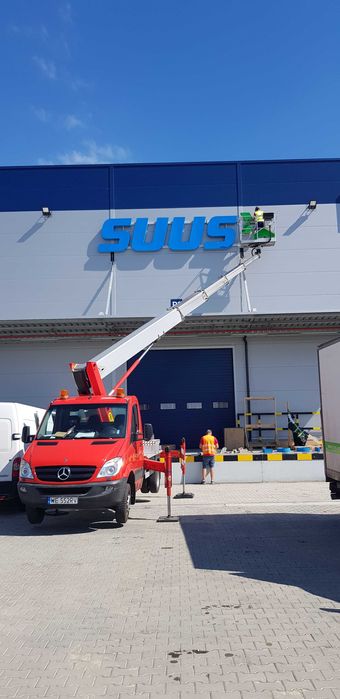 ZWYŻKA Podnośnik koszowy 18m 22m 30 metrów. Wynajem Warszawa i okolice