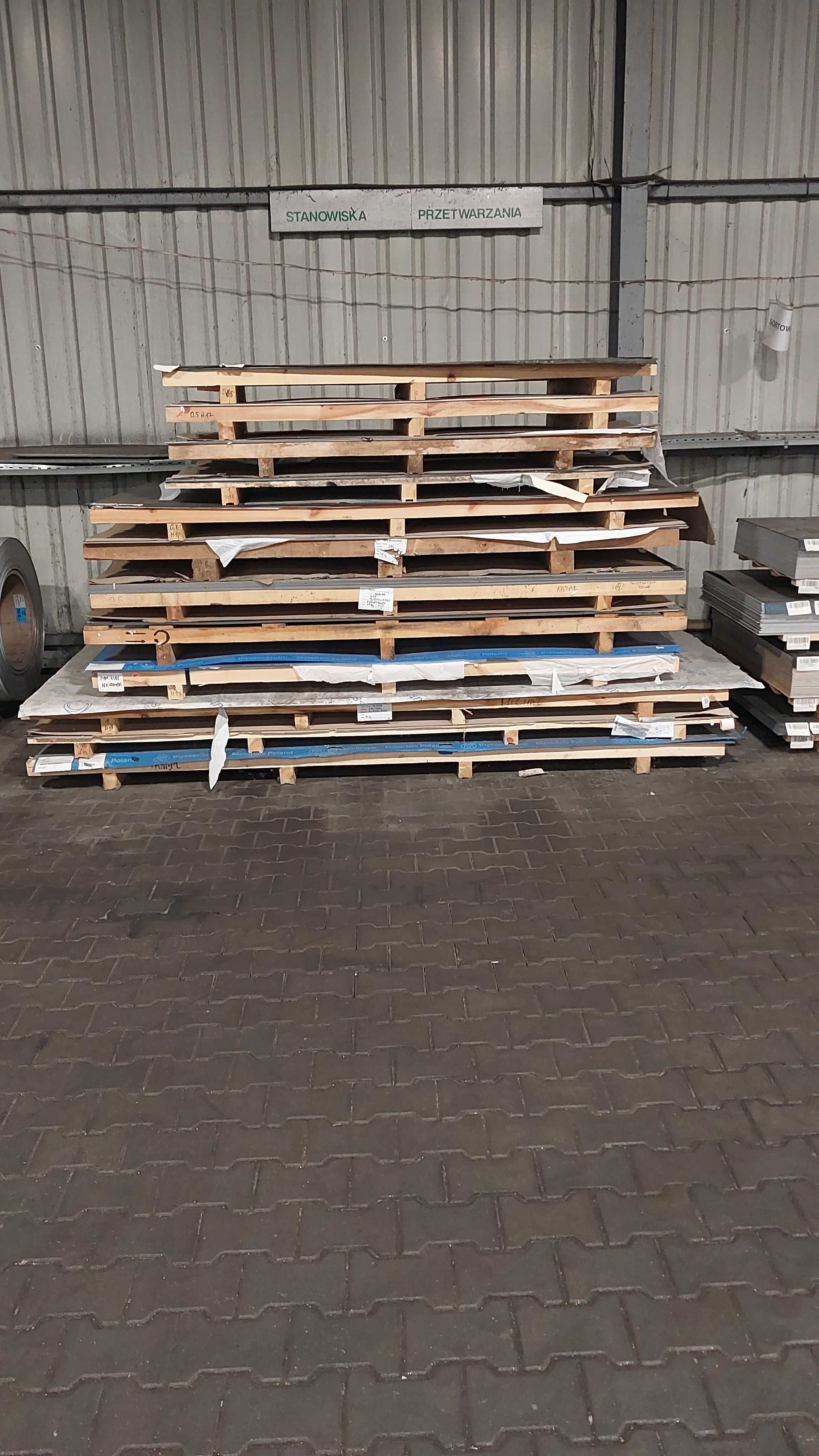 Blacha nierdzewna, magnetyczna 0,8x1250x2500 gat. 1.4016/H17, BYTOM