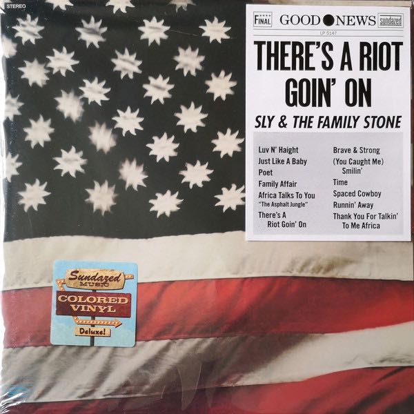 Sly & The Family Stone ‎– There's A Riot Goin' On. Vinyl, Red Transl.