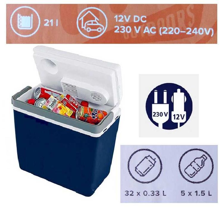 Geleira Portátil Automática 12V e 220V